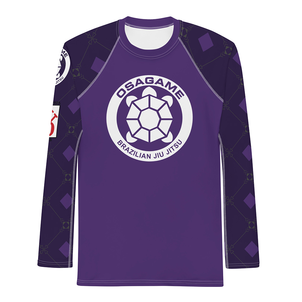 Osagame BJJ - Men's Ranked Rash Guard Purple